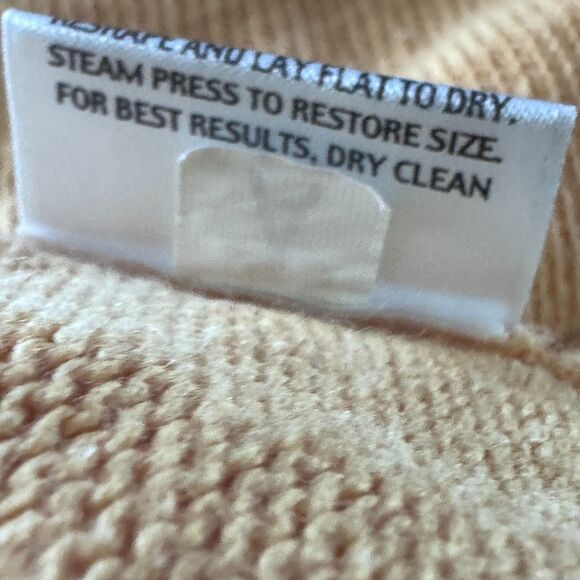 Eileen Fisher Linen Sweater Womens Medium Orange Knit Organic Slouchy Beachy - Picture 7 of 7